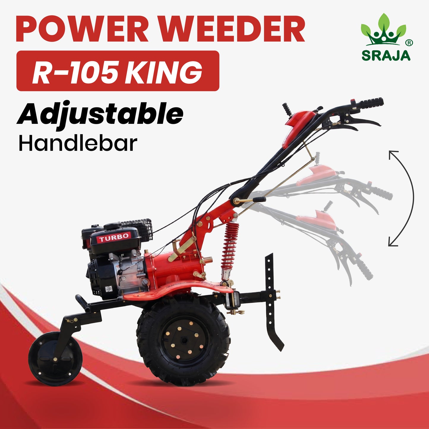 Sraja R-105 King 7HP Power Weeder