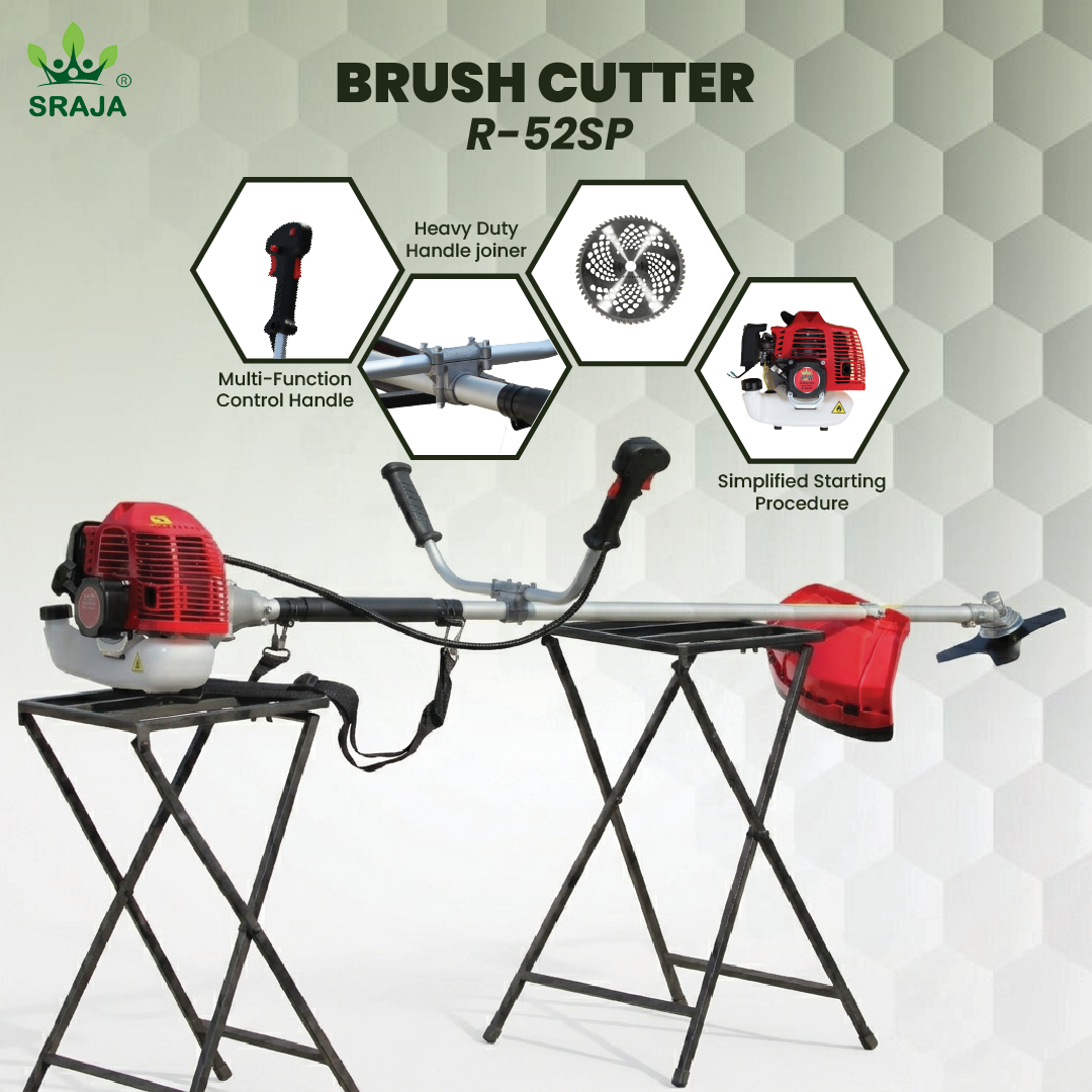 Sraja 52cc Side Pack Brush Cutter 4-Stroke
