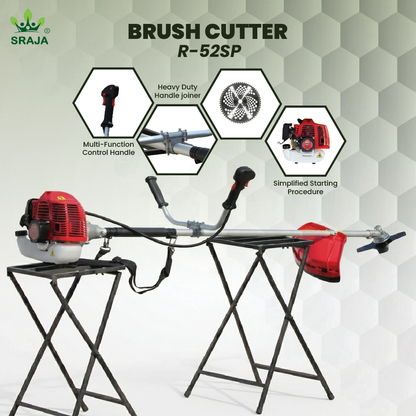 Sraja 52cc Side Pack Brush Cutter 4-Stroke