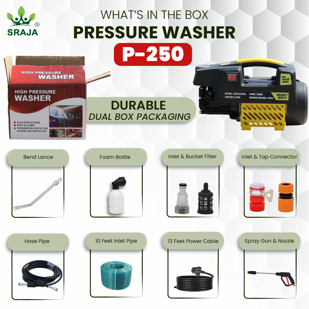 Sraja  High Pressure Washer (PW-250)