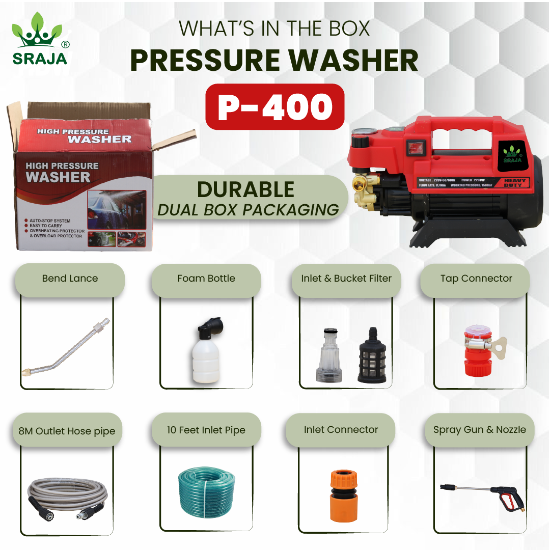 Sraja  High Pressure Washer (PW-400)
